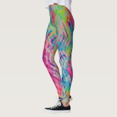Leggings Légendes d'impression colorées (Gauche)