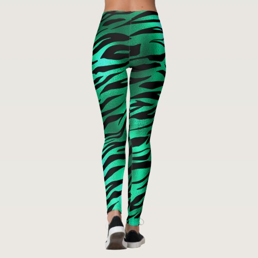 Leggings Légendes d'impression couleur vert émeraude/vert t (Dos)