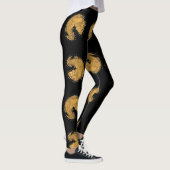 Leggings Légendes d'impression dorées (Droite)