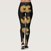 Leggings Légendes d'impression dorées (Dos)