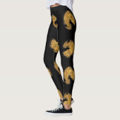Leggings Légendes d'impression dorées (Gauche)