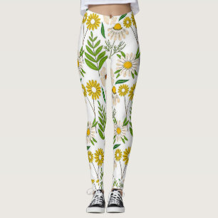 Leggings Légendes d'impression florales