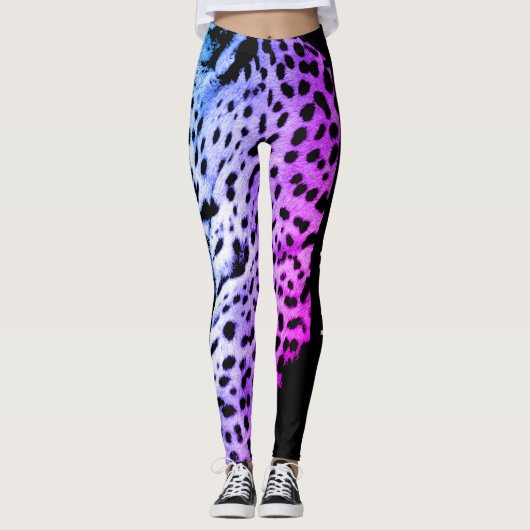 Leggings Légendes d'impression Jagware Electric Purple (Devant)