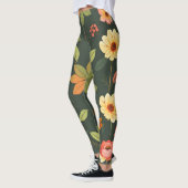 Leggings Légendes d'impression numérique élégantes (Gauche)
