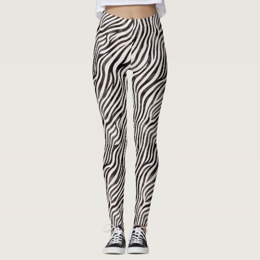 Leggings Légendes d'impression Zebra (Devant)