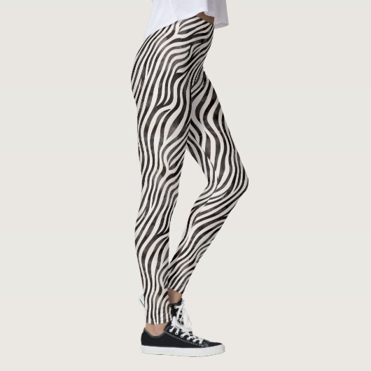 Leggings Légendes d'impression Zebra (Droite)