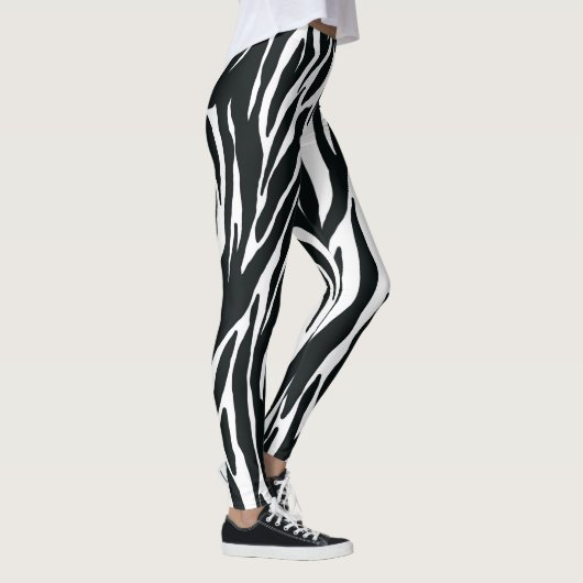 Leggings Légendes d'impression Zebra (Droite)