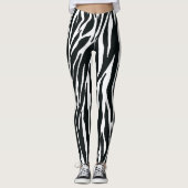 Leggings Légendes d'impression Zebra (Devant)