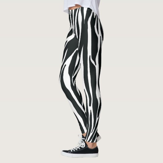 Leggings Légendes d'impression Zebra (Gauche)