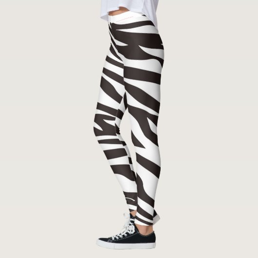 Leggings Légendes d'impression Zebra (Gauche)