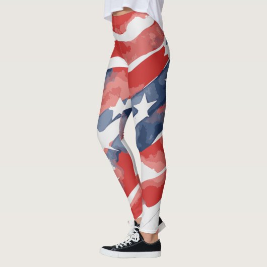 Leggings Légendes d'indicateur d'aquarelle Abstraites pour (Gauche)