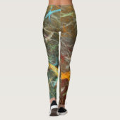 Leggings Légendes d'oeuvres d'art fractales uniques (Dos)