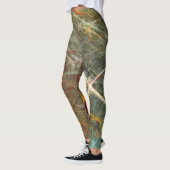 Leggings Légendes d'oeuvres d'art fractales uniques (Gauche)