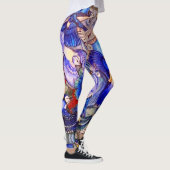 Leggings Légendes d'oiseaux bleus (Droite)