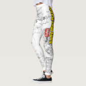 Leggings Légendes d'outil - schématique (Gauche)