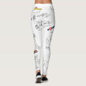 Leggings Légendes d'outil - schématique (Dos)
