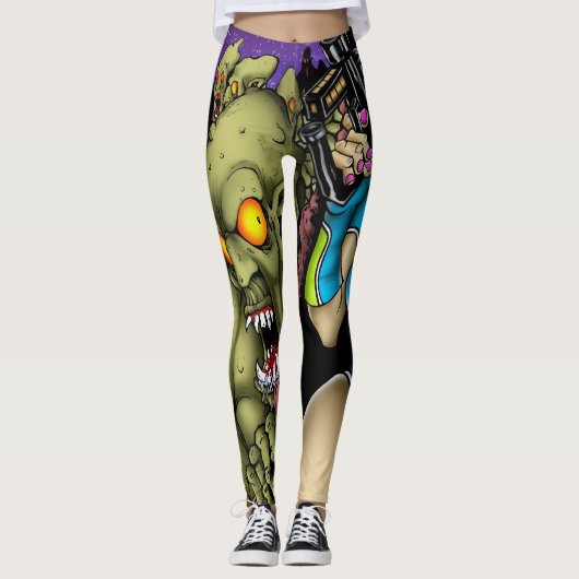 Leggings Légendes du concepteur de distorsion spatiale (Devant)