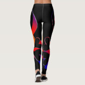 Leggings Légendes du crâne cool (Dos)