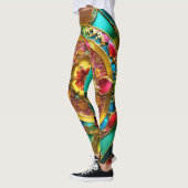 Leggings Légendes dynamiques : style, confort et performanc (Gauche)