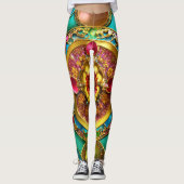 Leggings Légendes dynamiques : style, confort et performanc (Devant)