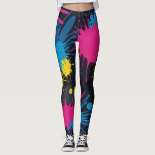 Leggings Légendes éclatantes de couleurs vives