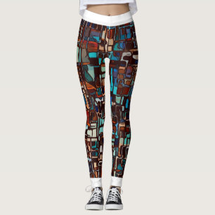 Leggings Légendes en verre teint pour femmes avec finition