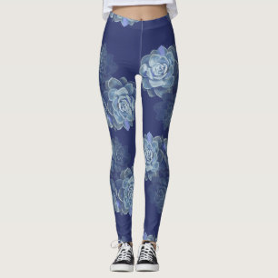 Leggings Légendes femelles Cactus bleu
