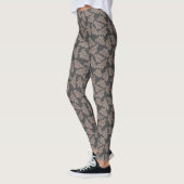 Leggings Légendes femmes de Mocha Leaf Designer (Gauche)