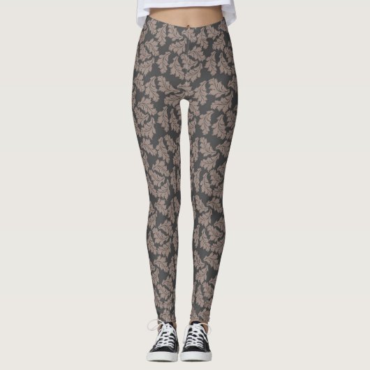 Leggings Légendes femmes de Mocha Leaf Designer (Devant)