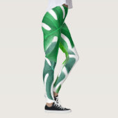 Leggings Légendes feuilles de palme tropicale (Droite)