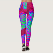 Leggings Légendes Feuilles Tropical Lush (Dos)