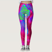 Leggings Légendes Feuilles Tropical Lush (Devant)