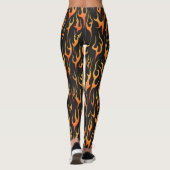 Leggings Légendes flammées (Dos)