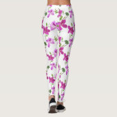 Leggings Légendes florales rose/Fuchsia (Dos)