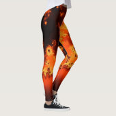 Leggings Légendes fractales de la flamme solaire (Droite)