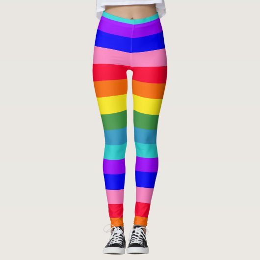Leggings Légendes Gras Arc-en-ciel (Devant)