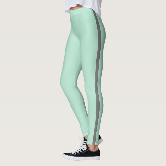 Leggings Légendes Gris Vert Mint (Gauche)