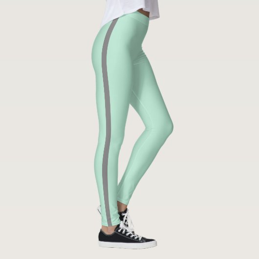 Leggings Légendes Gris Vert Mint (Droite)