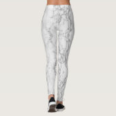 Leggings Légendes grises marbrées et blanches (Dos)