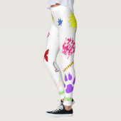 Leggings Légendes imprimées artistiques (Gauche)