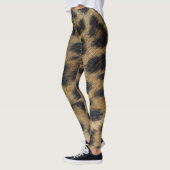 Leggings Légendes imprimées de la peau de léopard (Gauche)