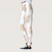 Leggings Légendes imprimées en peluche (Gauche)