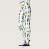 Leggings Légendes imprimées plantes de la maison (Gauche)