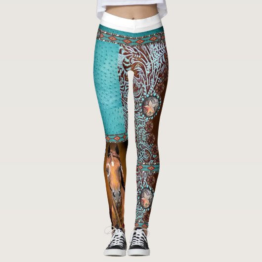Leggings Légendes inspirées par la fille (Devant)