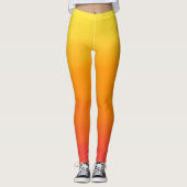 Leggings Légendes jaunes, oranges et rouges (Devant)