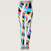 Leggings Légendes lumineuses colorées (Devant)