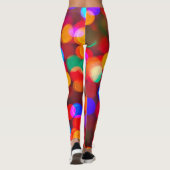 Leggings Légendes lumineuses colorées (Dos)