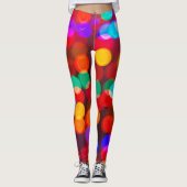 Leggings Légendes lumineuses colorées (Devant)