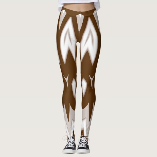 Leggings Légendes marron "Ratti_Creative_Arts" (Devant)