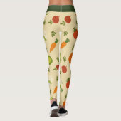 Leggings Légendes Motif Veggie personnalisables - Whimsical (Dos)